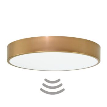 Stropné svietidlo Cleo 600, snímač, Ø 60 cm zlatá - Image 2