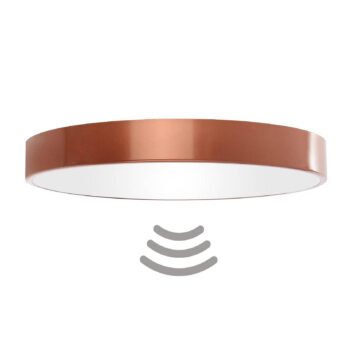 Stropné svietidlo Cleo 800, snímač, Ø 78 cm medená - Image 2