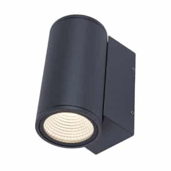 Vonkajšie nástenné LED Doble, okrúhle, downlight - Image 2