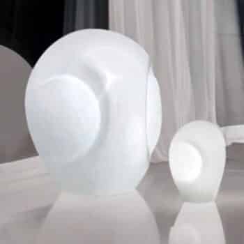 Sklenená stolová lampa MUNEGA, 27 cm - Image 2