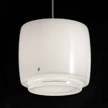 Sklenená závesná lampa Bot, Ø 16 cm - Image 3