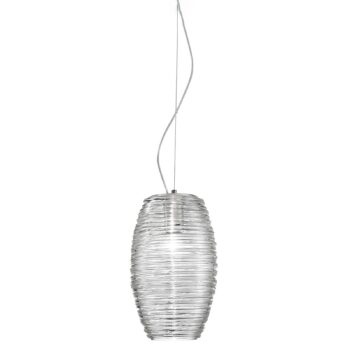 Závesná lampa Damasco číra Ø 15 cm - Image 4