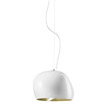 Závesná lampa Surface Ø 40 cm E27 biela/zelená - Image 4