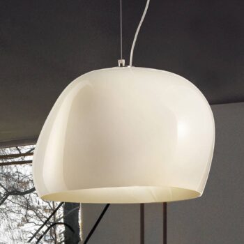 Závesná lampa Surface Ø 40cm E27 biela/matná biela - Image 3