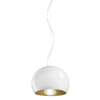 Závesná lampa Surface Ø 27 cm E27 biela/zelená - Image 4