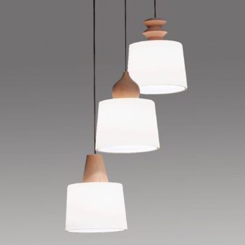 Troj-plameňová závesná lampa Eduardovo - Image 3