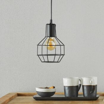 Závesná lampa Plex s klietkou, 15 cm priemer - Image 4