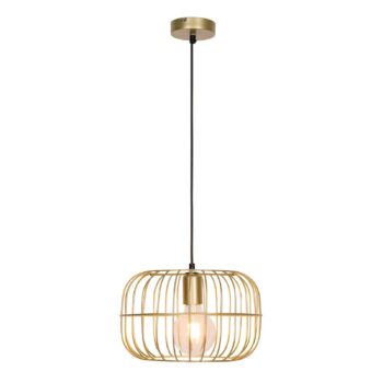Závesná lampa Zenith v tvare klietky, zlatá - Image 2