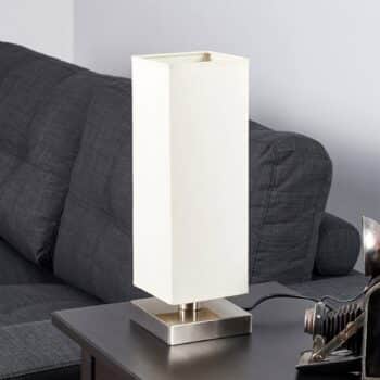 Martje – biela stolná lampa s E14 LED žiarovkou - Image 4