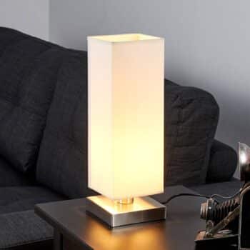 Martje – biela stolná lampa s E14 LED žiarovkou - Image 3
