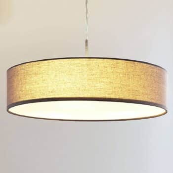 Závesná lampa Sebatin E27 LED 50 cm sivá - Image 3