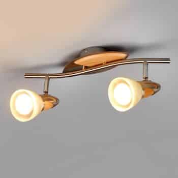 2-plameňové bodové LED svetlo Marena E14 R50 - Image 3