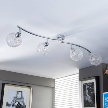 Stropné LED svietidlo Ticino, 4-plameňové - Image 3