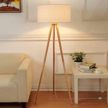 Trojnohá látková stojaca lampa Charlia - Image 3