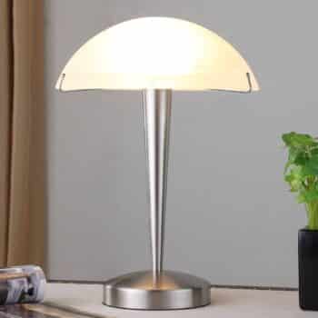 Stolná lampa Viola dotykový vypínač matný nikel - Image 4