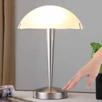 Stolná lampa Viola dotykový vypínač matný nikel - Image 3