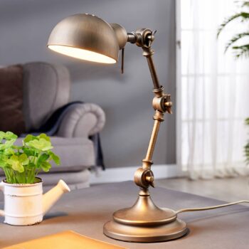 Lampa na písací stôl Ellisen v bronzovej - Image 3