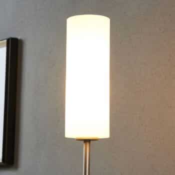 Decentná stojaca lampa Vinsta sklenené tienidlo - Image 4