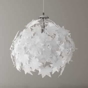 Závesná lampa Maple v lístkový vzhľad 38 cm - Image 4