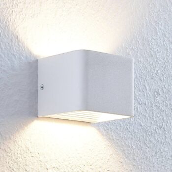 Nástenné LED svietidlo Lonisa, biela 10 cm - Image 3