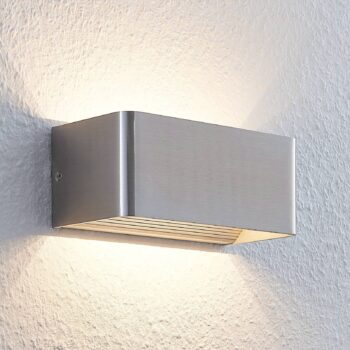 Nástenné LED svietidlo Lonisa, nikel, 20 cm - Image 3