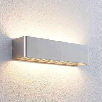 Nástenné LED svietidlo Lonisa, nikel, 37 cm - Image 3