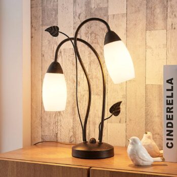 Stolná LED lampa Stefania, 2-plameňová - Image 3