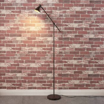 Easydim stojaca LED lampa Zera hrdzavá a zlatá - Image 3