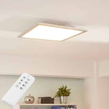 Arcchio Lysander LED panel, CCT, 39 cm, striebro
