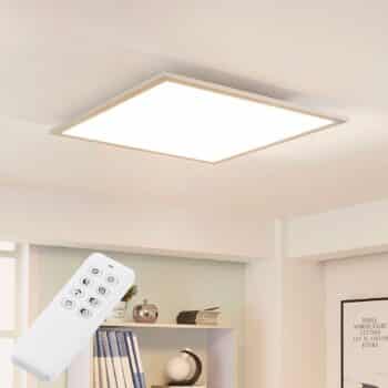 Arcchio Lysander LED panel, CCT, 62 cm, striebro