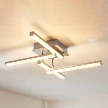 4-plameň stropné LED svietidlo Laurenzia, stmievač - Image 3