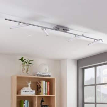 4-plameň stropné LED svietidlo Pilou stmievateľné - Image 4