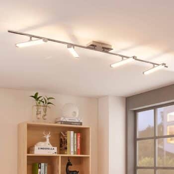 4-plameň stropné LED svietidlo Pilou stmievateľné - Image 3