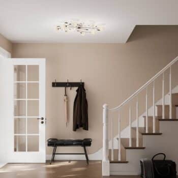 Stropná lampa Freda, chrómová, 8 svetiel - Image 4