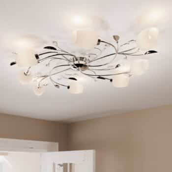 Stropná lampa Freda, chrómová, 8 svetiel - Image 3