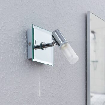 Nástenná lampa Zela, do kúpeľne, ťahací spínač - Image 4