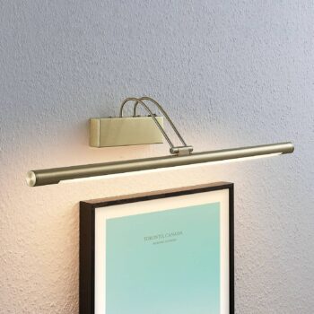LED osvetlenie obrazu Mailine s vypínačom, mosadz - Image 3