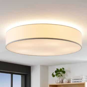 Látková stropná lampa Gordana biela, 76 cm - Image 3