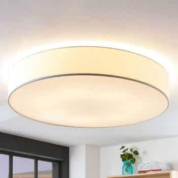 Látková stropná lampa Gordana biela, 98 cm - Image 3