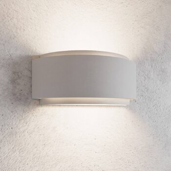 Nástenná lampa Cassian, dvojstupňová, polkruhová - Image 3