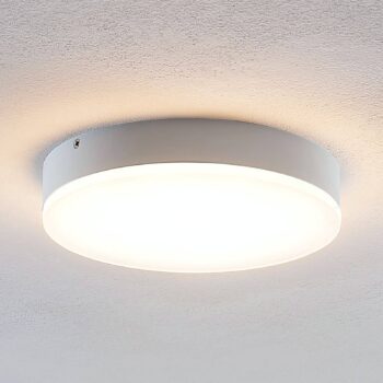 Lindby Leonta stropné LED svietidlo biele Ø 20 cm