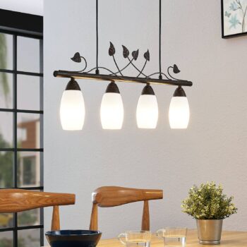 Lindby Isalie závesná LED lampa s trámom, 4-pl. - Image 4