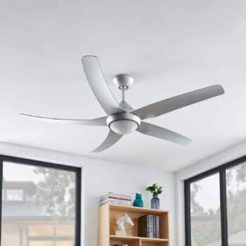 Starluna Dora stropný LED ventilátor 5 lopatiek Ag - Image 2