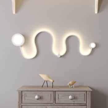 Lindby Annegrit nástenné LED, stmievateľné, 25 W