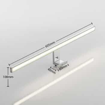 Lindby Daitani kúpeľňové LED svietidlo, 60,5 cm - Image 2