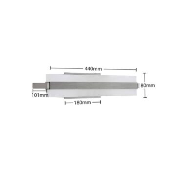 Lindby Vaska zrkadlové LED svietidlo, 44 cm - Image 2