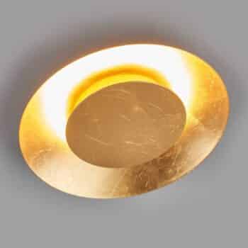 Stropné LED svietidlo Keti zlatý vzhľad Ø 34,5 cm - Image 4
