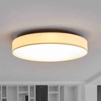 Látkové stropné LED svietidlo Saira 50 cm biele - Image 3