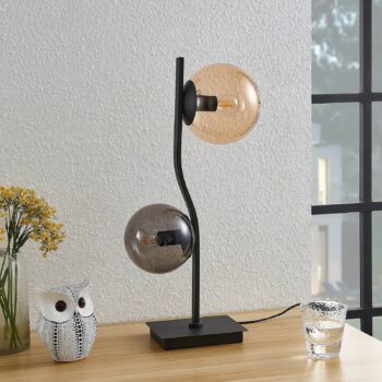 Lindby Avalyn stolná lampa viacfarebná čierna - Image 2