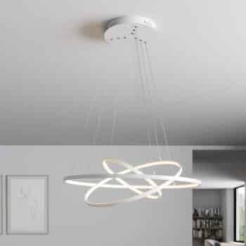 Lindby Philline závesné LED svietidlo, Ø 80 cm